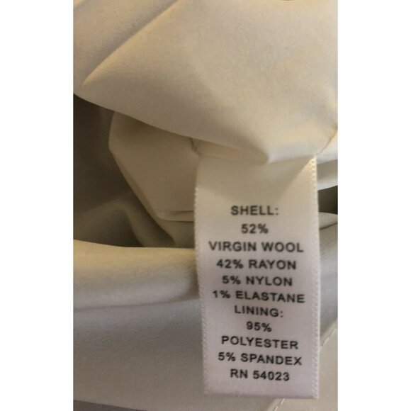 Banana Republic Women’s Size 6 Tan Wool Blend Lined Pencil Skirt Stretch - Picture 7 of 9